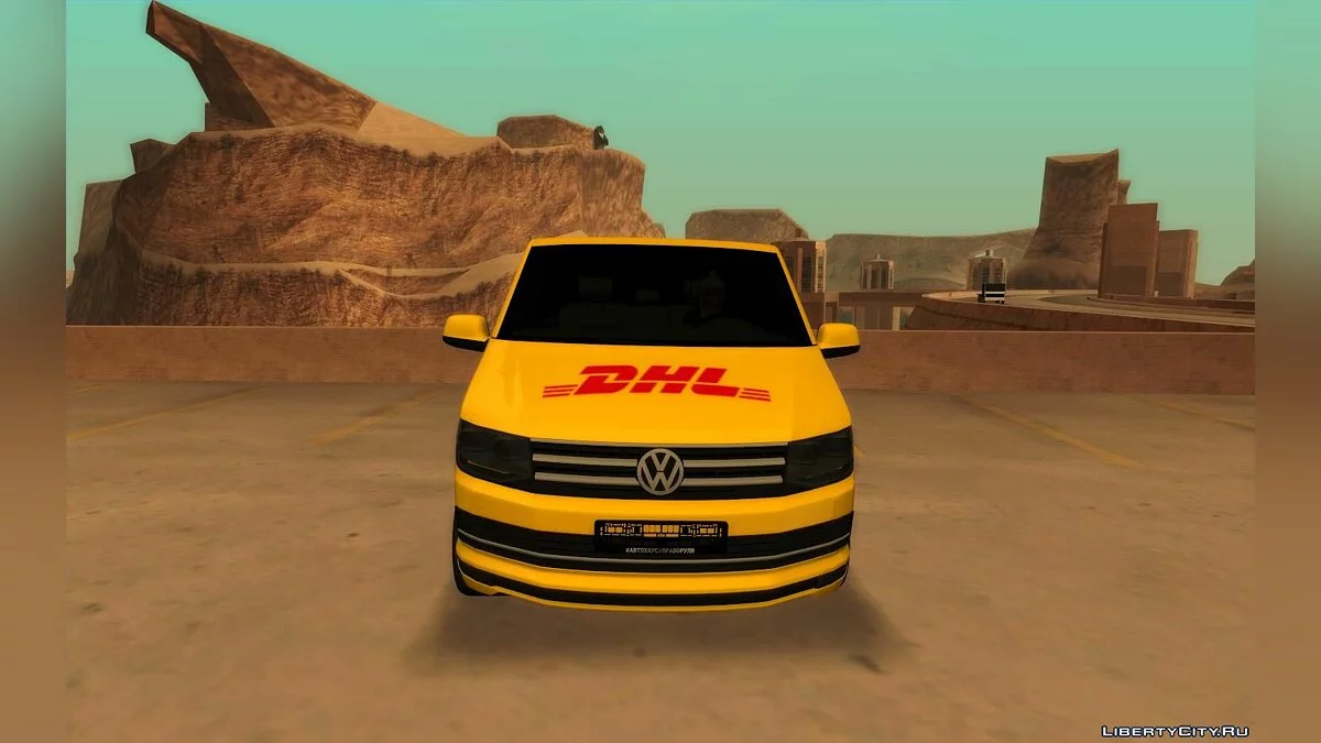 DHL Volkswagen T6 Transporter / GTA San Andreas