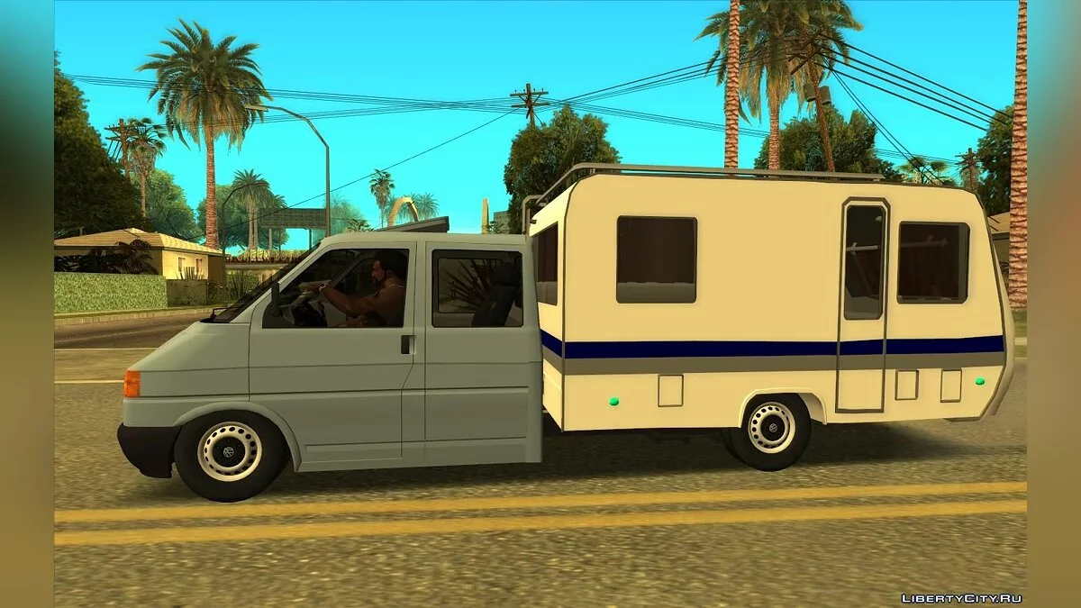 Volkswagen T4 Camper Van Tuning / GTA San Andreas