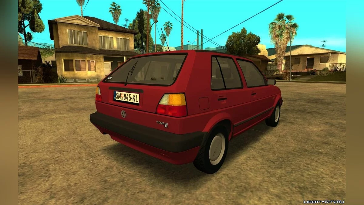 1990 Volkswagen Golf Mk2  / GTA San Andreas