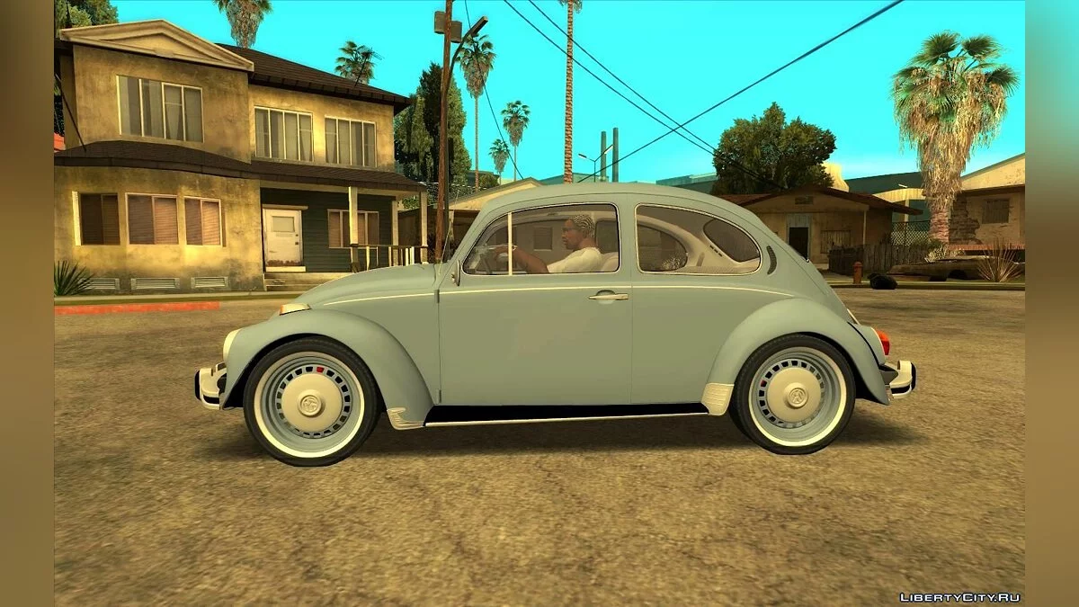 Volkswagen Beetle (Fuscao) 1500 1974 - Brazilian Version / GTA San Andreas
