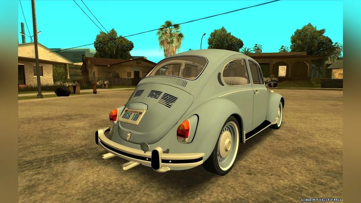Volkswagen Beetle (Fuscao) 1500 1974 - Brazilian Version / GTA San Andreas
