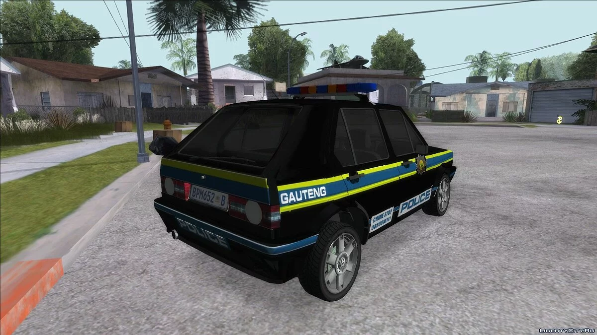 Volkswagen Golf Black South African Police / GTA San Andreas