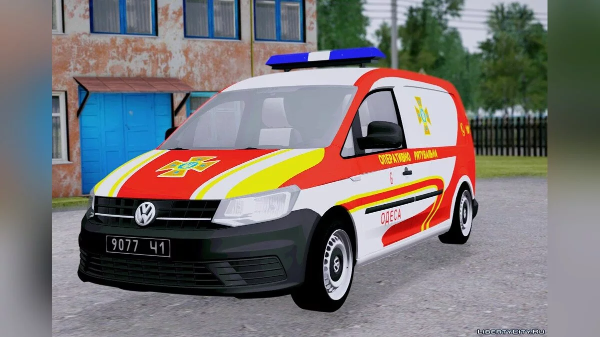 Volkswagen Caddy ДСНС України / GTA San Andreas