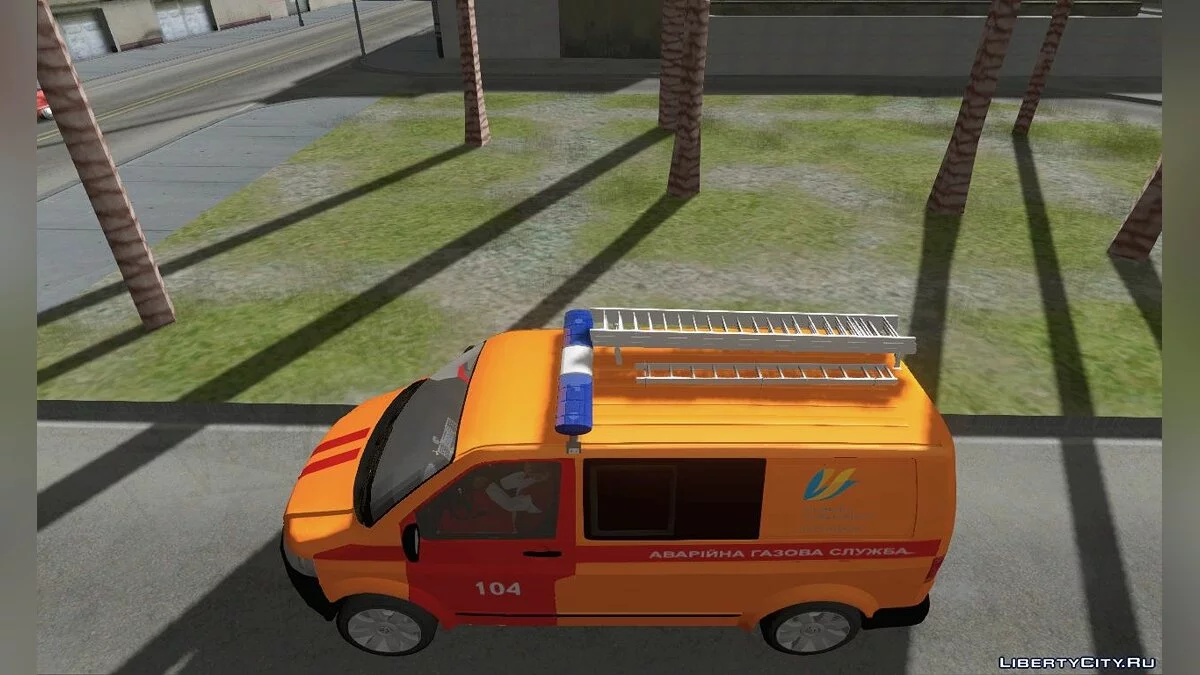 Volkswagen T5 Аварийная газовая служба / GTA San Andreas