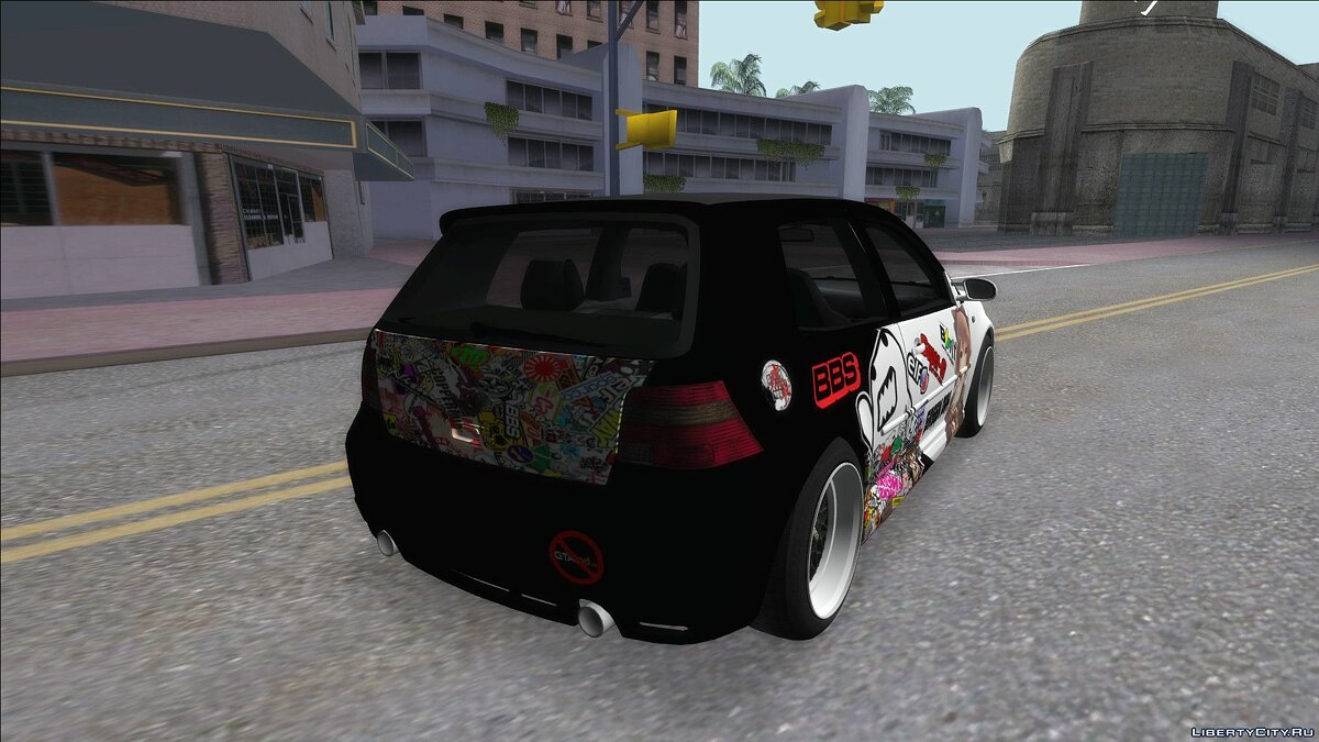 Скачать Volkswagen Golf R32 JDM Itasha для GTA San Andreas