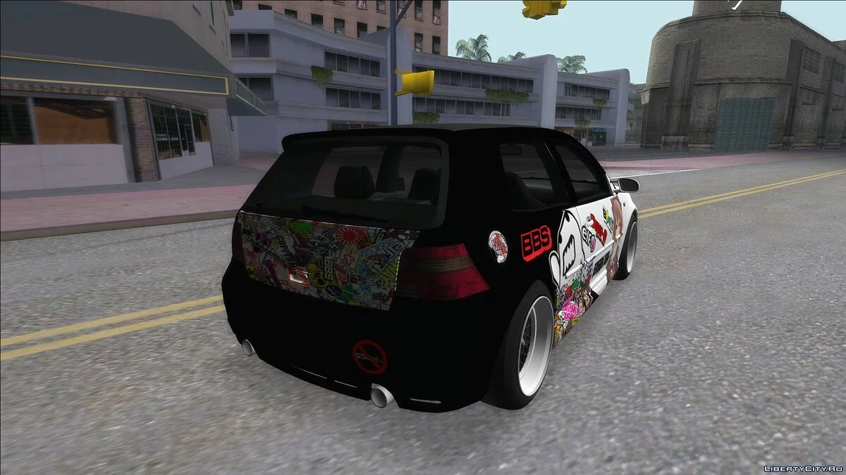 Volkswagen Golf R32 JDM Itasha / GTA San Andreas