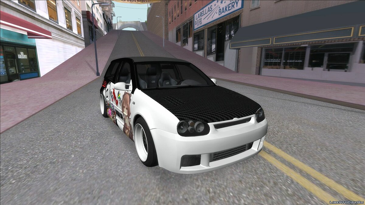 Скачать Volkswagen Golf R32 JDM Itasha для GTA San Andreas