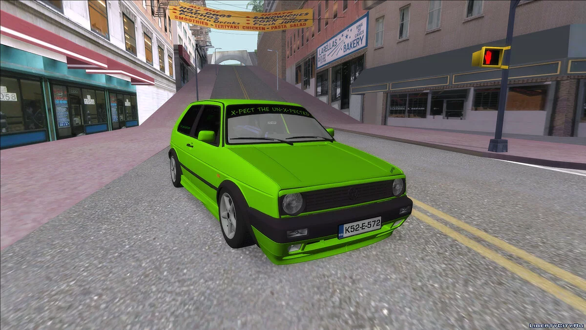 Volkswagen Golf Mk2 Zelengija / GTA San Andreas