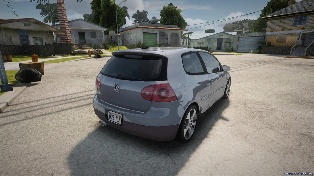Volkswagen Golf Mk5 GTi Tunable PJ + тюнинг / GTA San Andreas