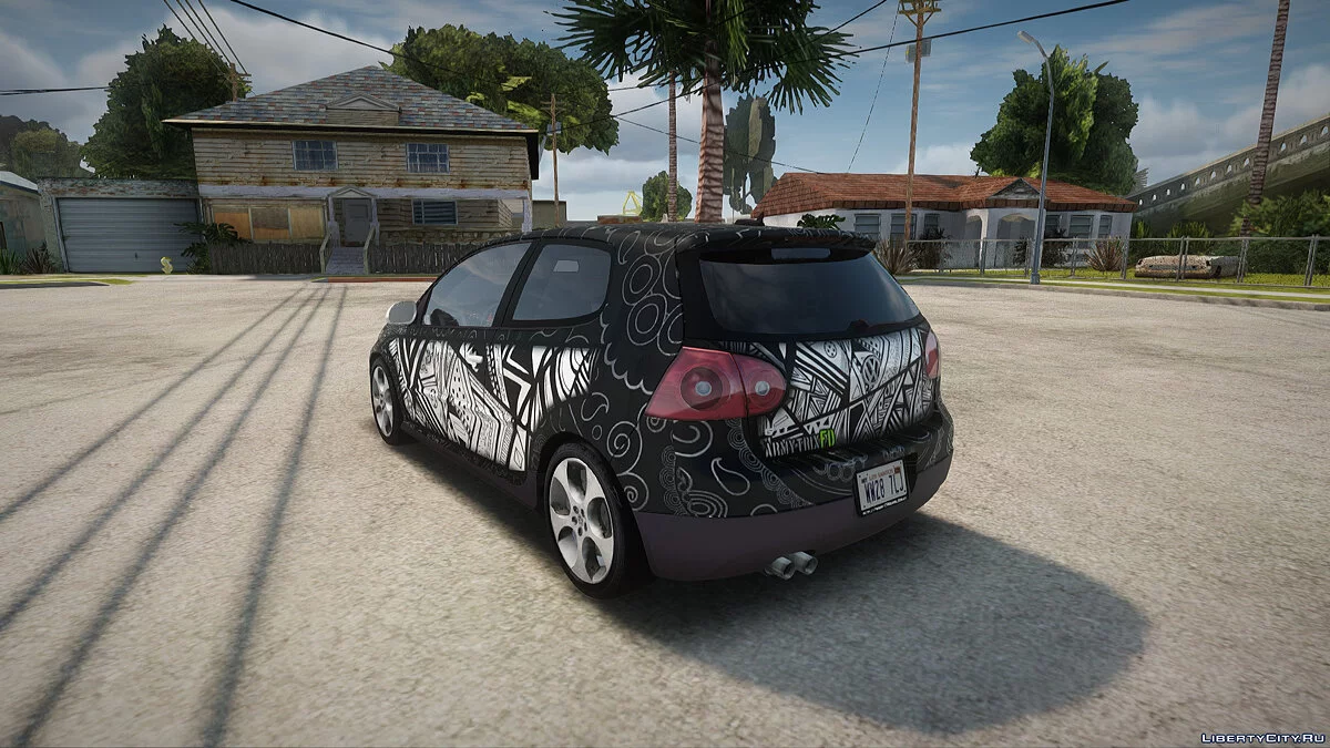 Volkswagen Golf Mk5 GTi Tunable PJ + тюнинг / GTA San Andreas