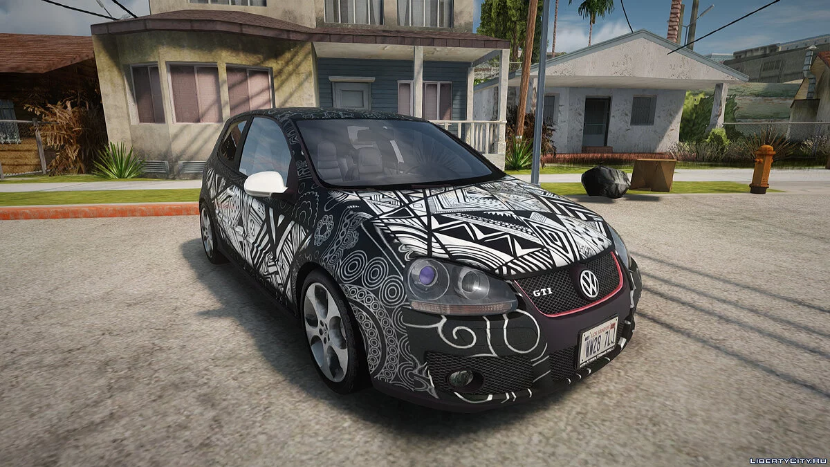 Volkswagen Golf Mk5 GTi Tunable PJ + тюнинг / GTA San Andreas