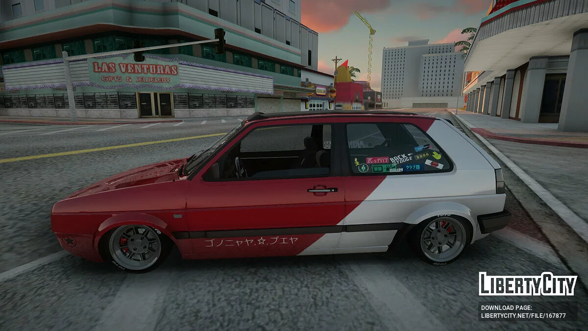 Volkswagen GOLF MK2 Japan / GTA San Andreas