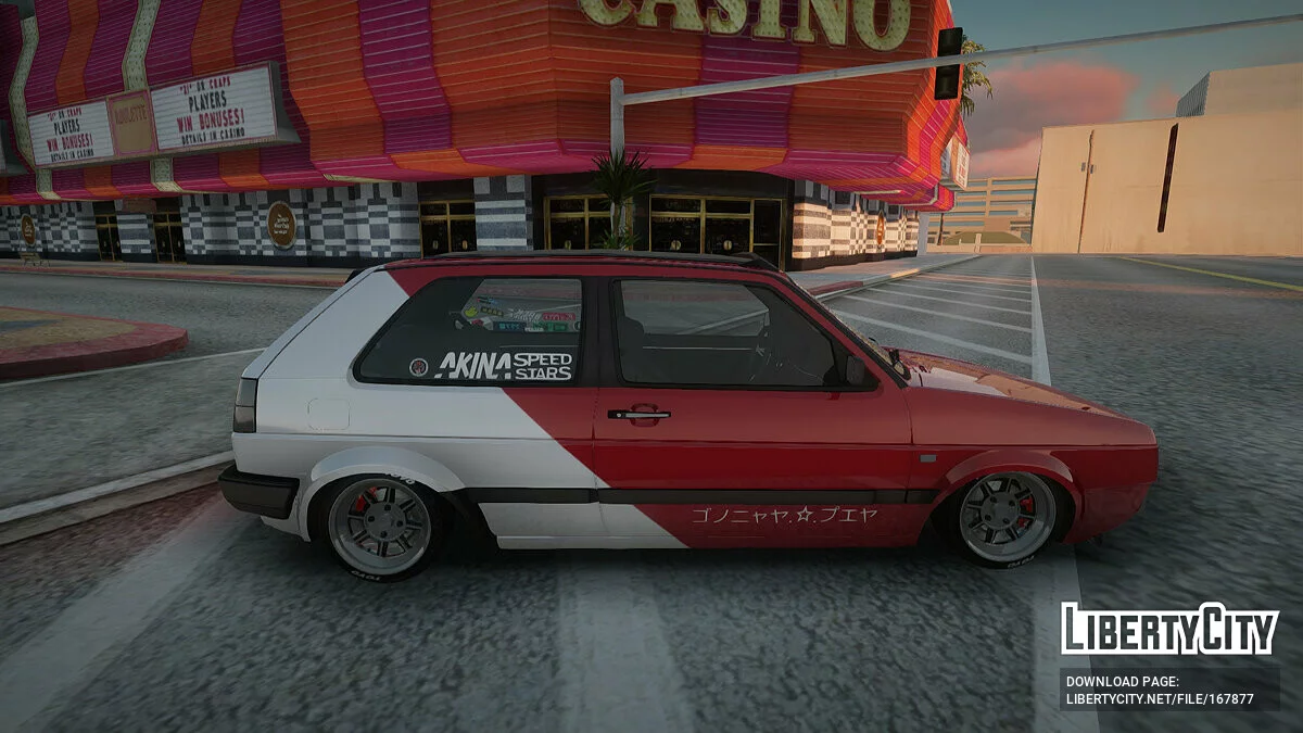 Volkswagen GOLF MK2 Japan / GTA San Andreas