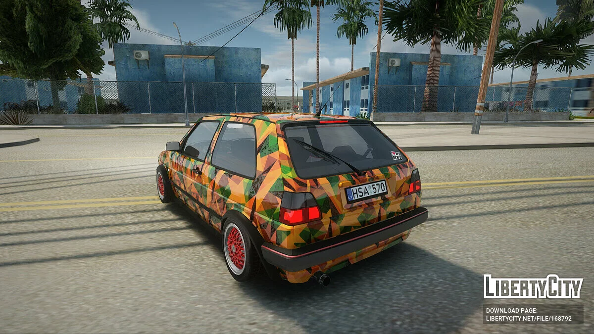 Volkswagen Golf Mk2 / GTA San Andreas
