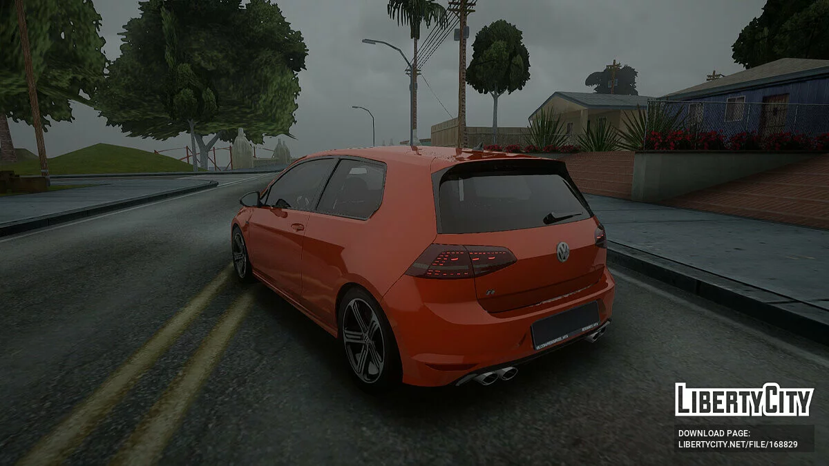 Volkswagen Golf R + CCD / GTA San Andreas