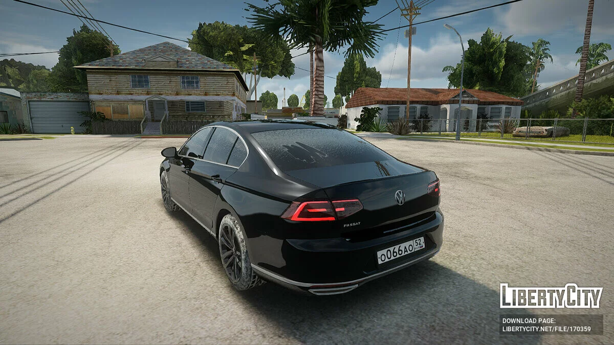 Volkswagen Passat B8 Зимняя версия / GTA San Andreas