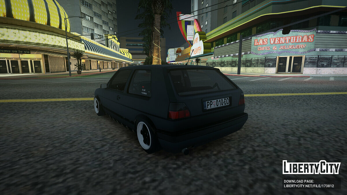 Скачать Volkswagen Golf 2 VR6 для GTA San Andreas