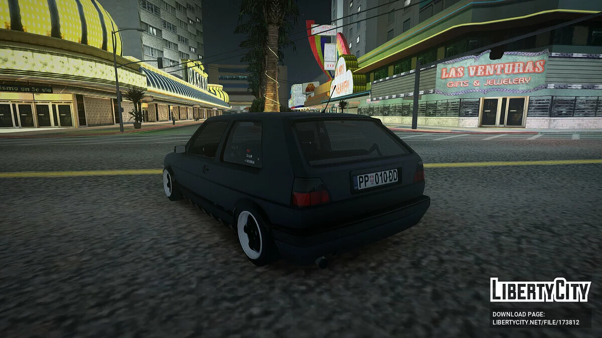 Volkswagen Golf 2 VR6 / GTA San Andreas