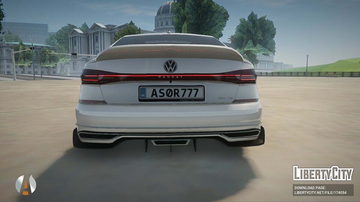 Скачать Volkswagen Passat 2021 для GTA San Andreas