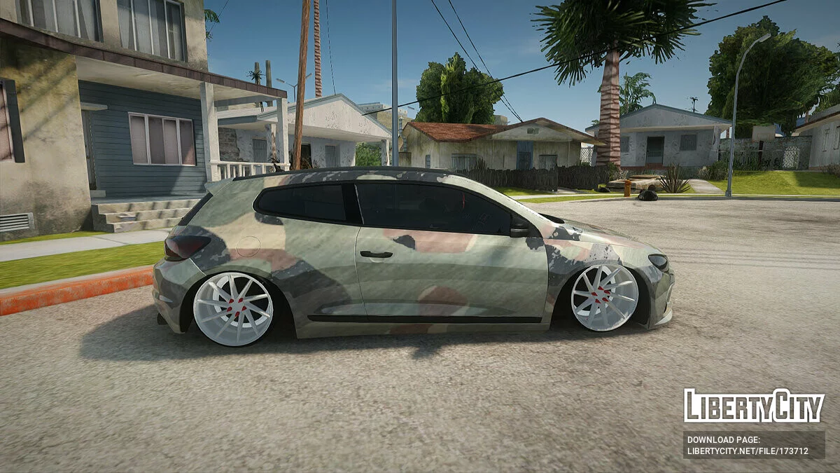 Volkswagen Scirocco R Army Edition / GTA San Andreas