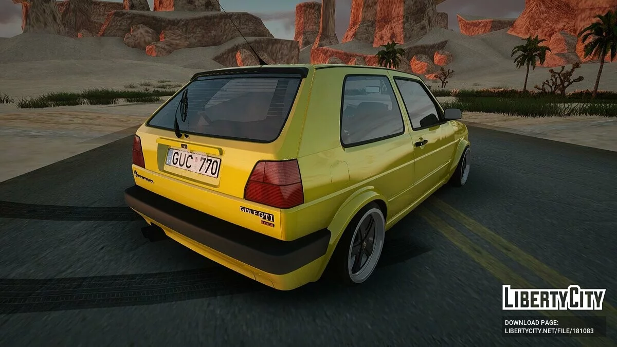 Volkswagen Golf Mk2 Lemon / GTA San Andreas