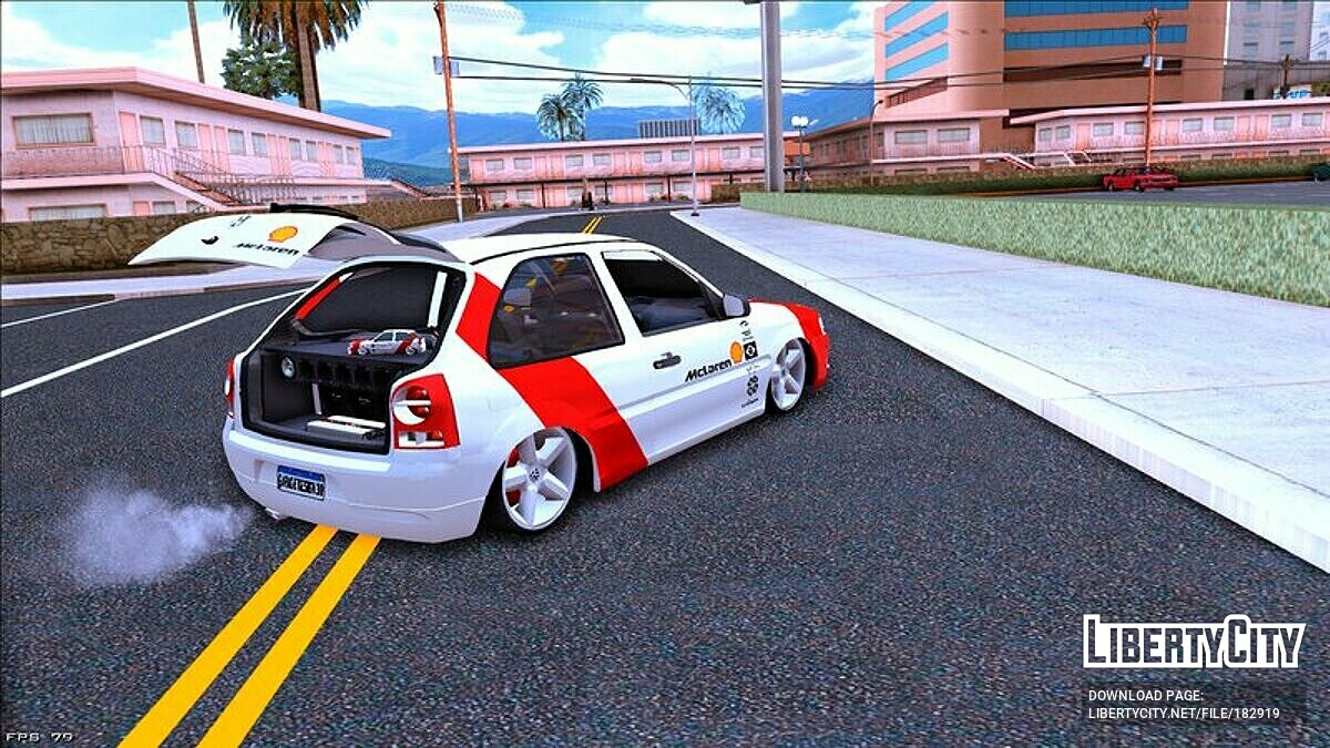 Скачать VW Gol G4 do Danilo crespo versao Ayrton Senna для GTA San Andreas