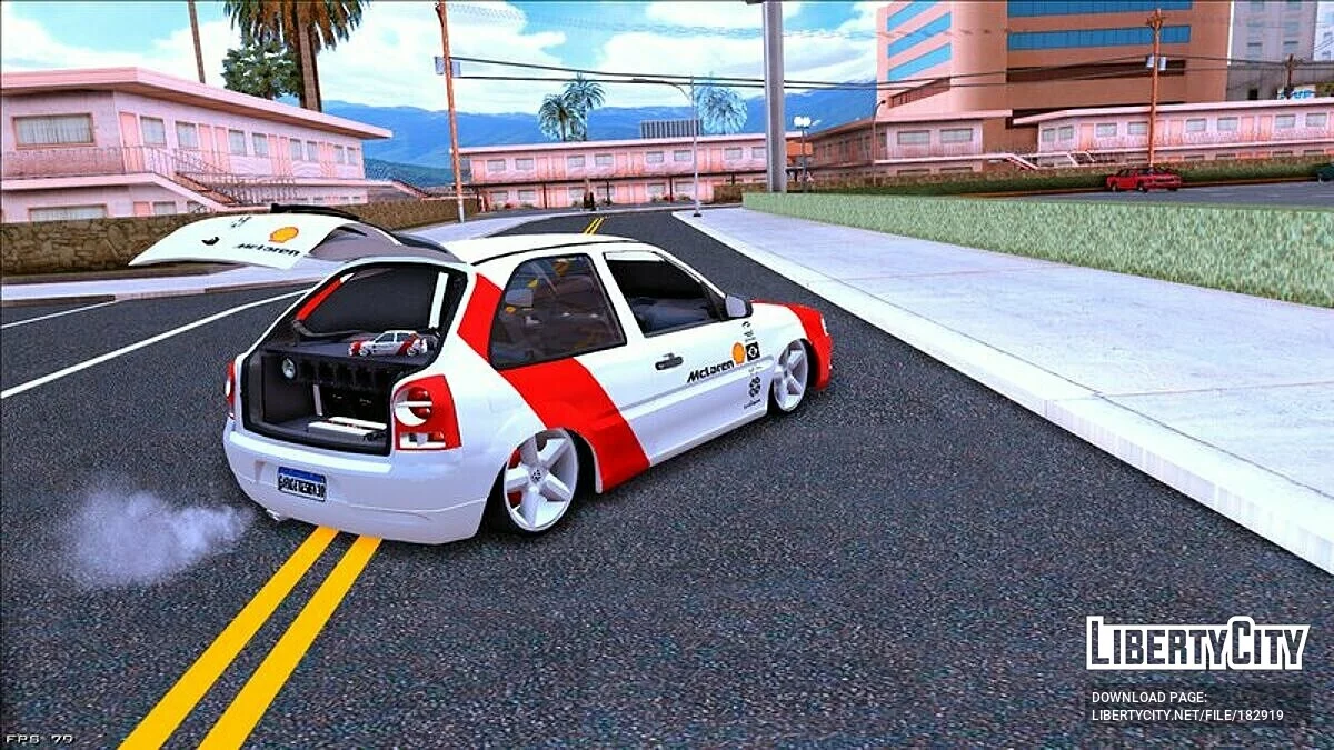 VW Gol G4 do Danilo crespo versao Ayrton Senna / GTA San Andreas