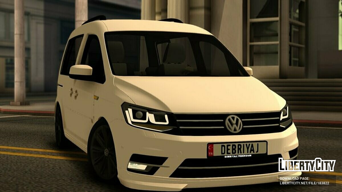 Скачать Volkswagen Caddy - 2017 для GTA San Andreas