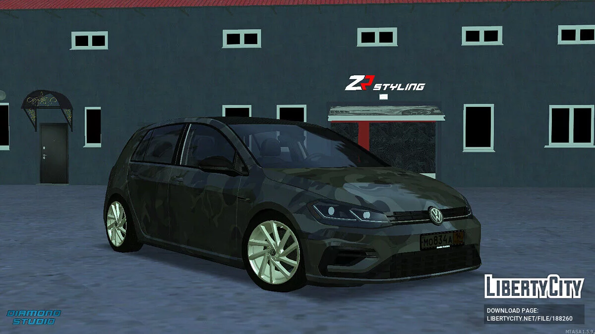 Volkswagen Golf VII + CCD / GTA San Andreas