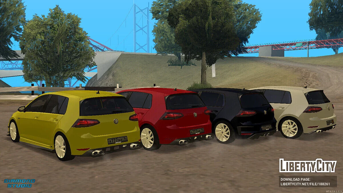 Volkswagen Golf VII + Тюнинг + CCD / GTA San Andreas