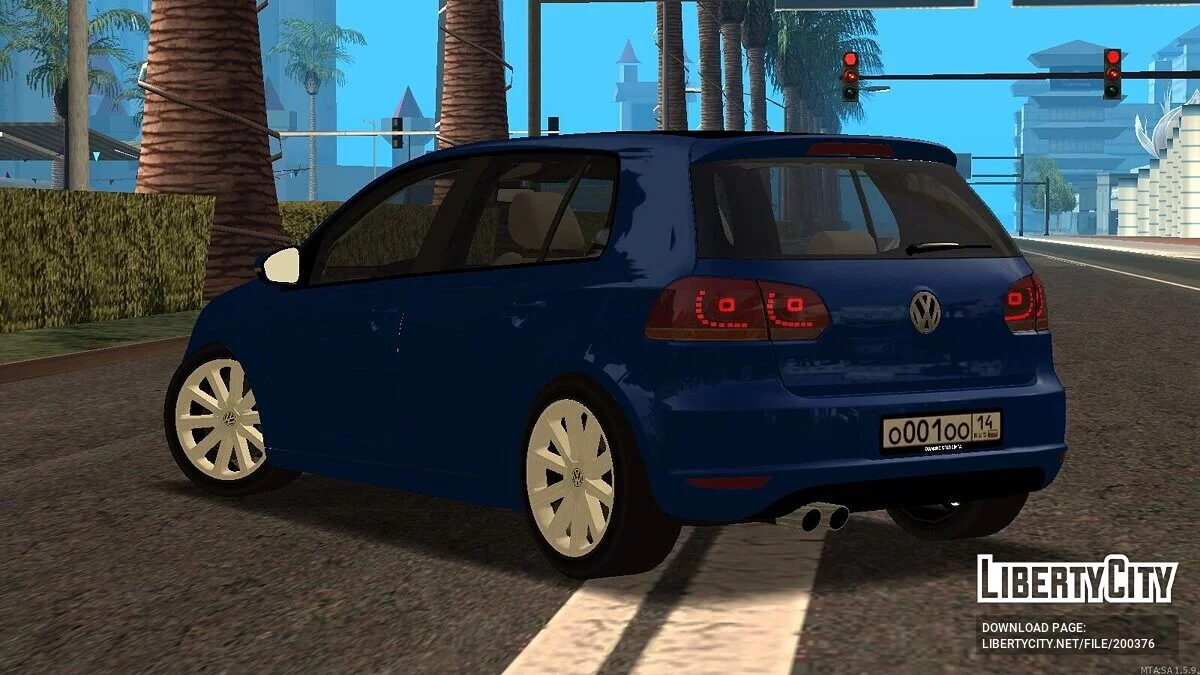 Volkswagen Golf + CCD / GTA San Andreas