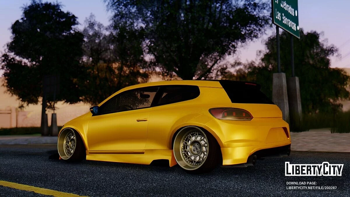Volkswagen Scirocco Stance / GTA San Andreas