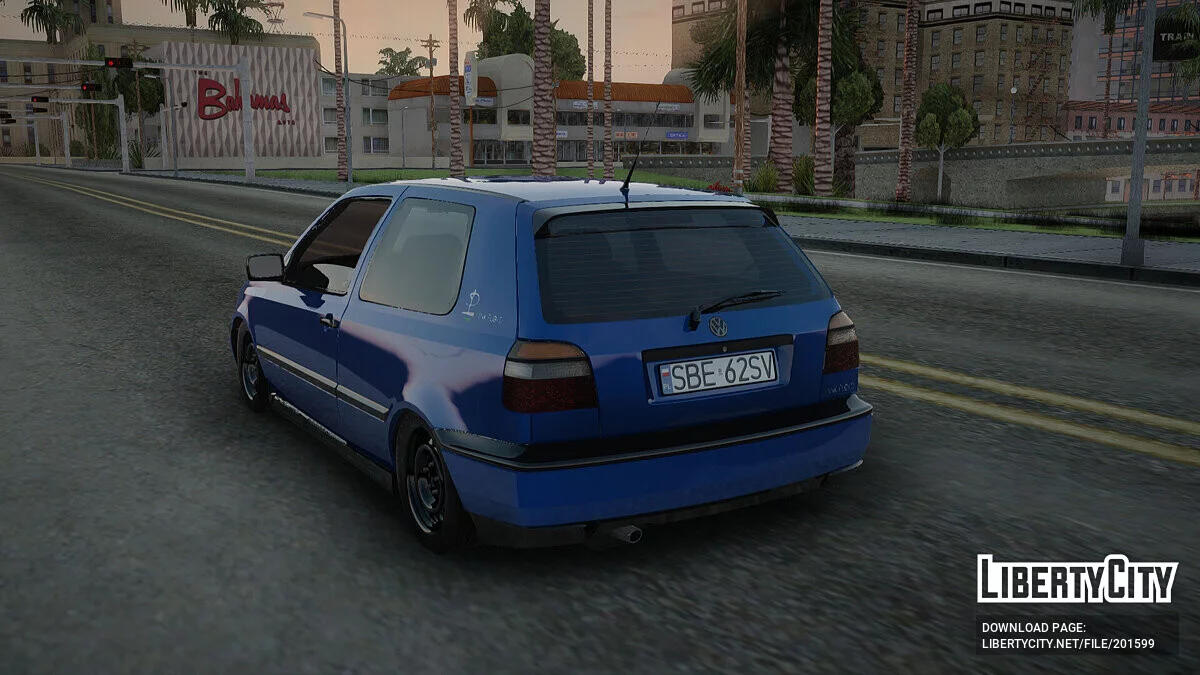 Volkswagen Golf 3 Pink Floyd / GTA San Andreas