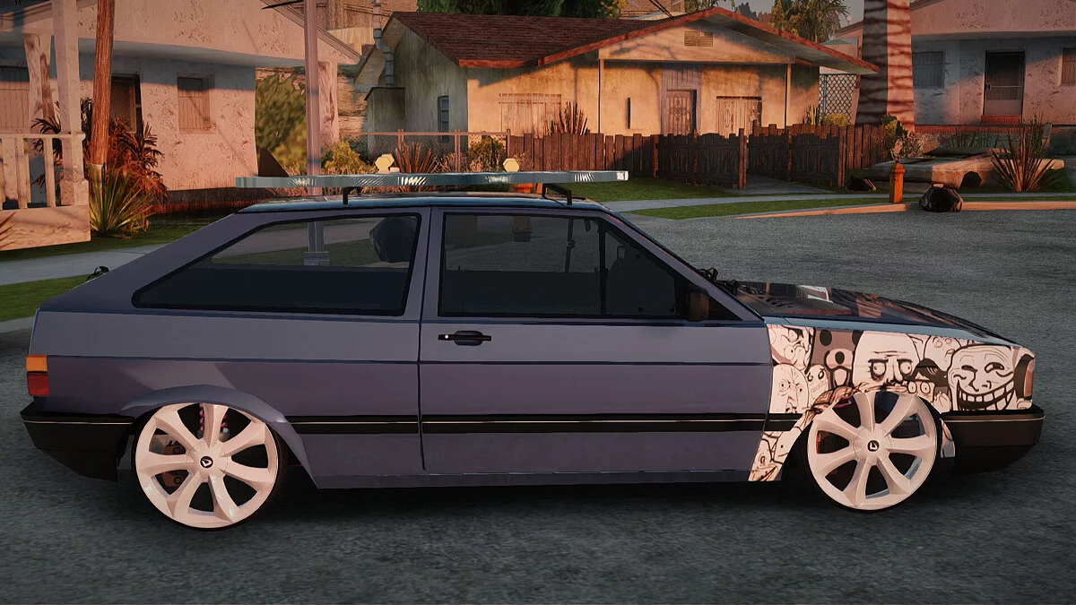 Volkswagen Gol GTI Troll Face / GTA San Andreas