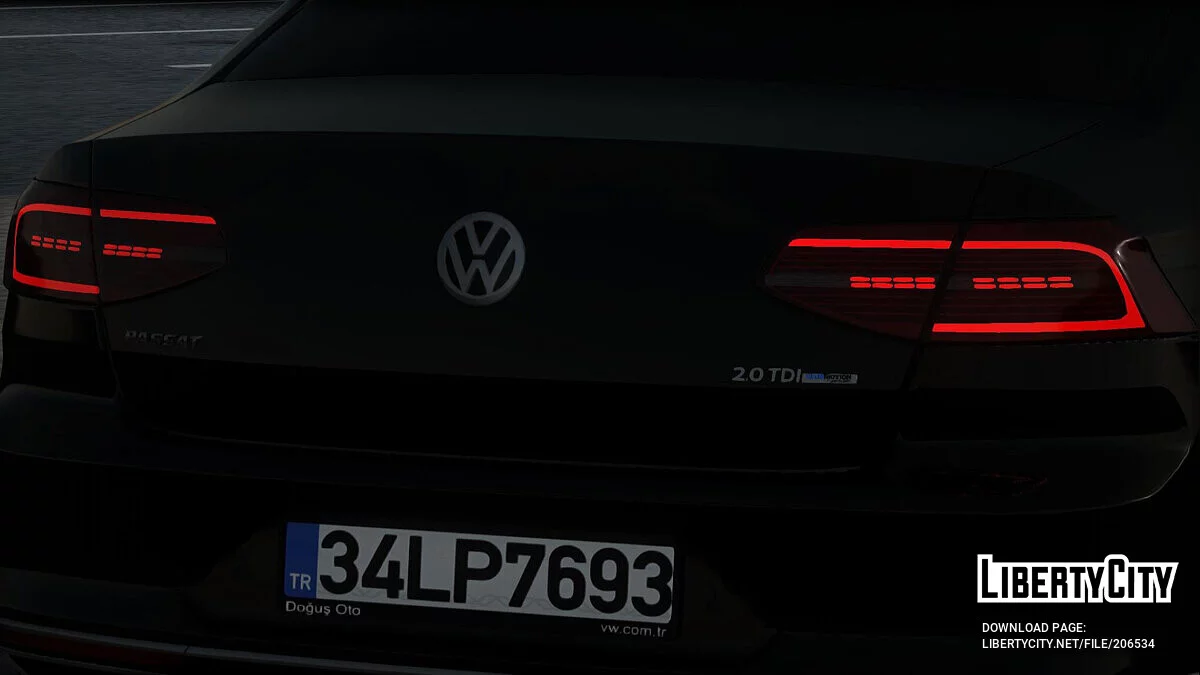 Volkswagen Passat 2017 Highline / GTA San Andreas