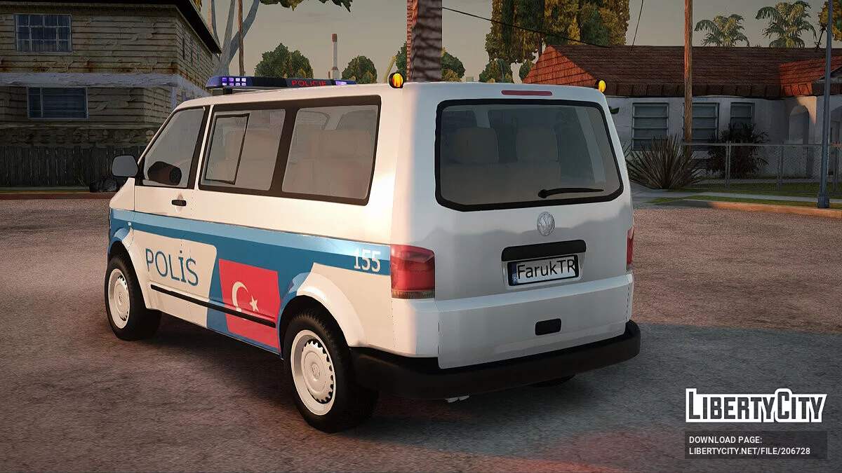Volkswagen Transporter Turkish Police / GTA San Andreas