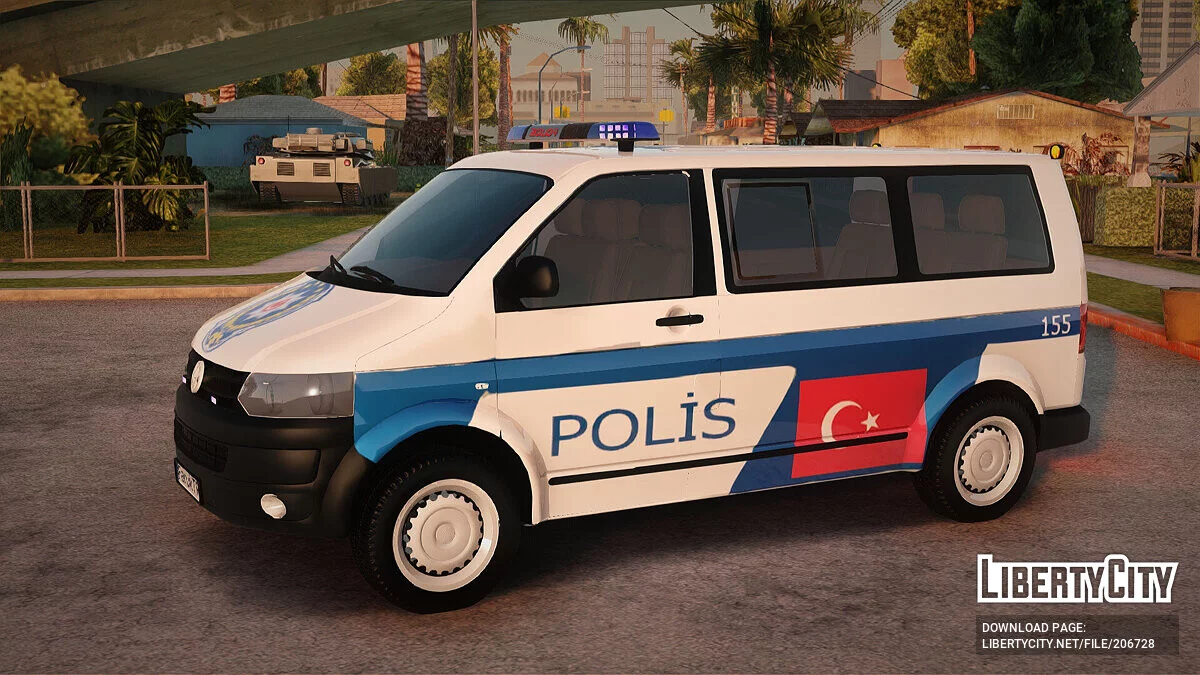 Volkswagen Transporter Turkish Police / GTA San Andreas