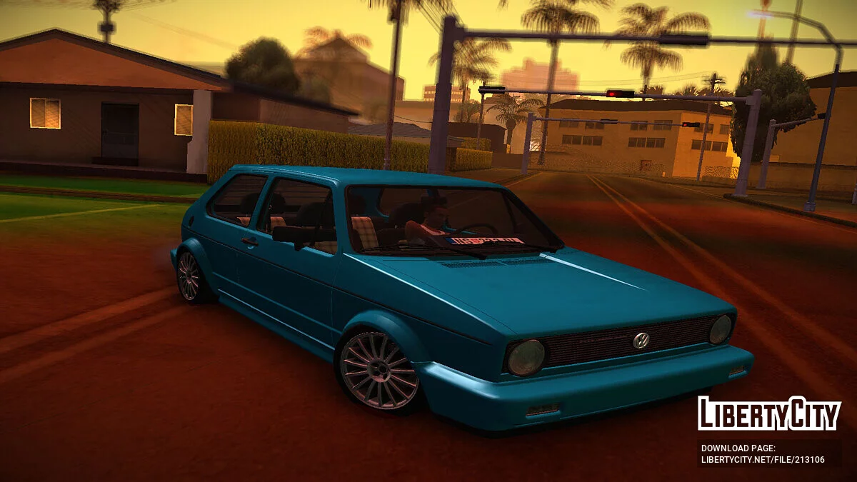 Volkswagen Golf Mk1 Tuned / GTA San Andreas