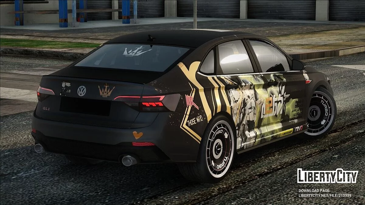 Volkswagen Jetta GLI UMP9 Itasha Version / GTA San Andreas
