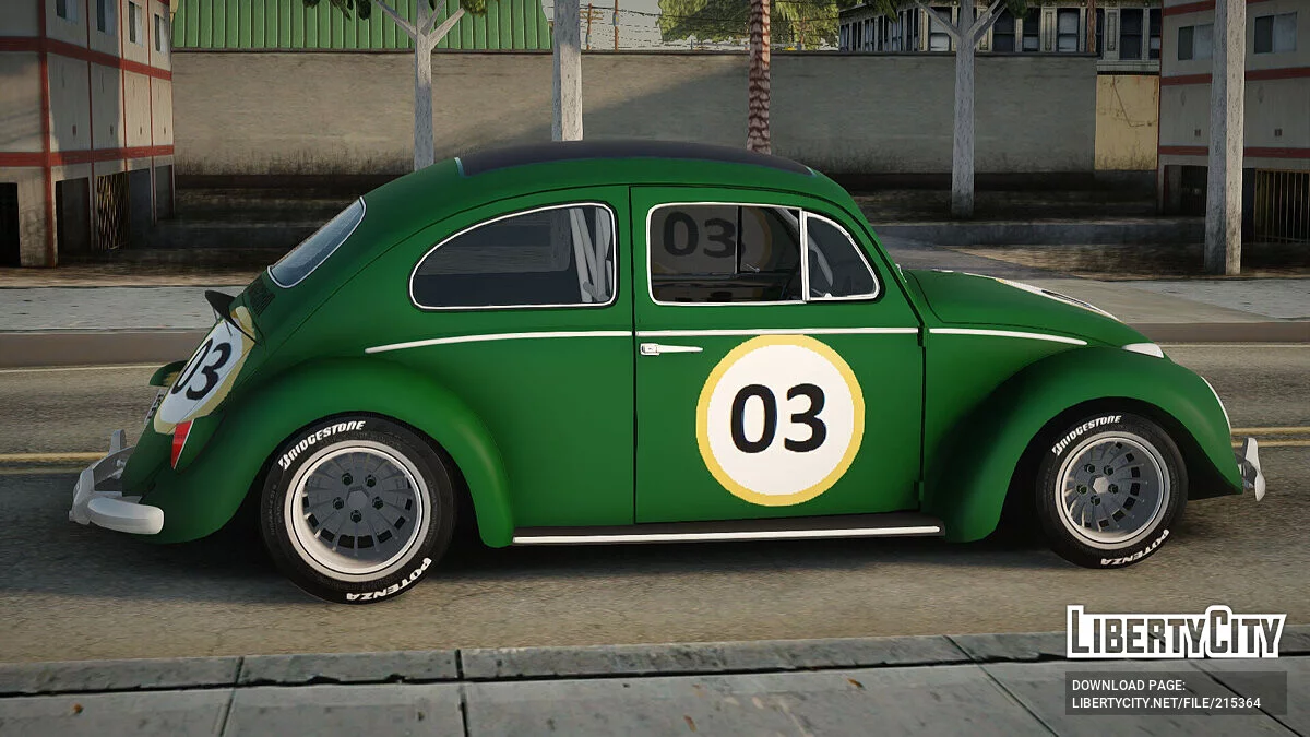 Volkswagen Beetle Ragtop Sedan 1963 / GTA San Andreas
