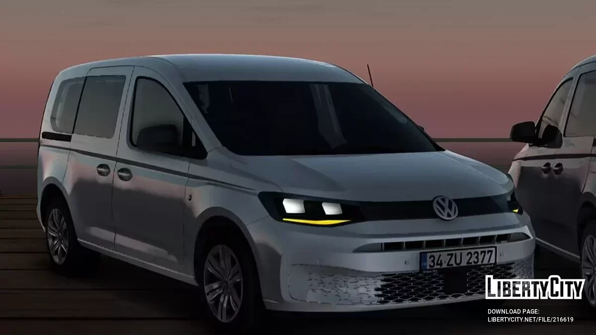 Volkswagen Caddy 2020 Stock Arac / GTA San Andreas