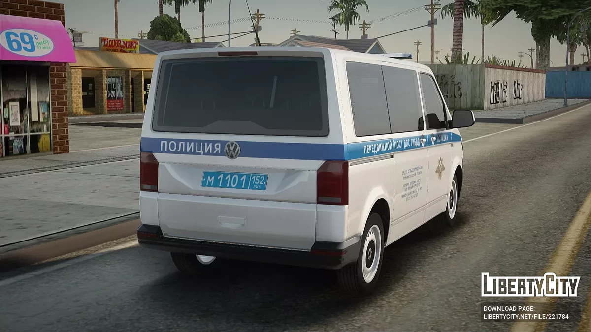 Volkswagen Multivan ДПС / GTA San Andreas