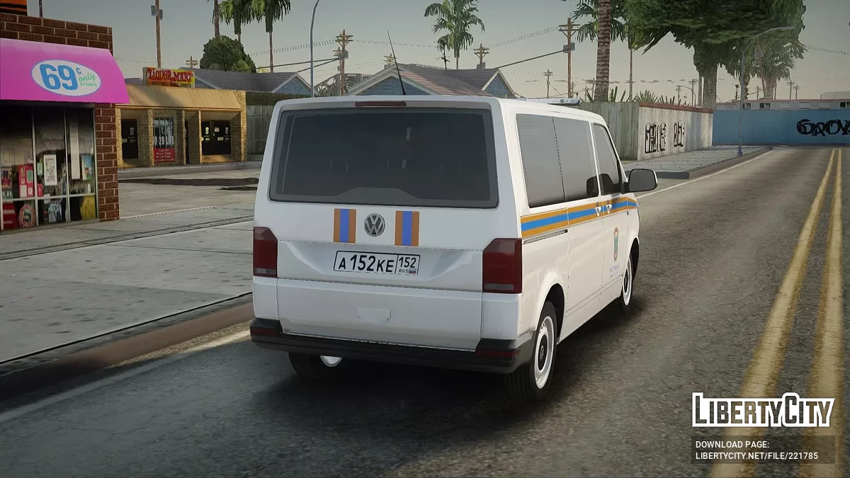 Volkswagen Multivan МЧС / GTA San Andreas