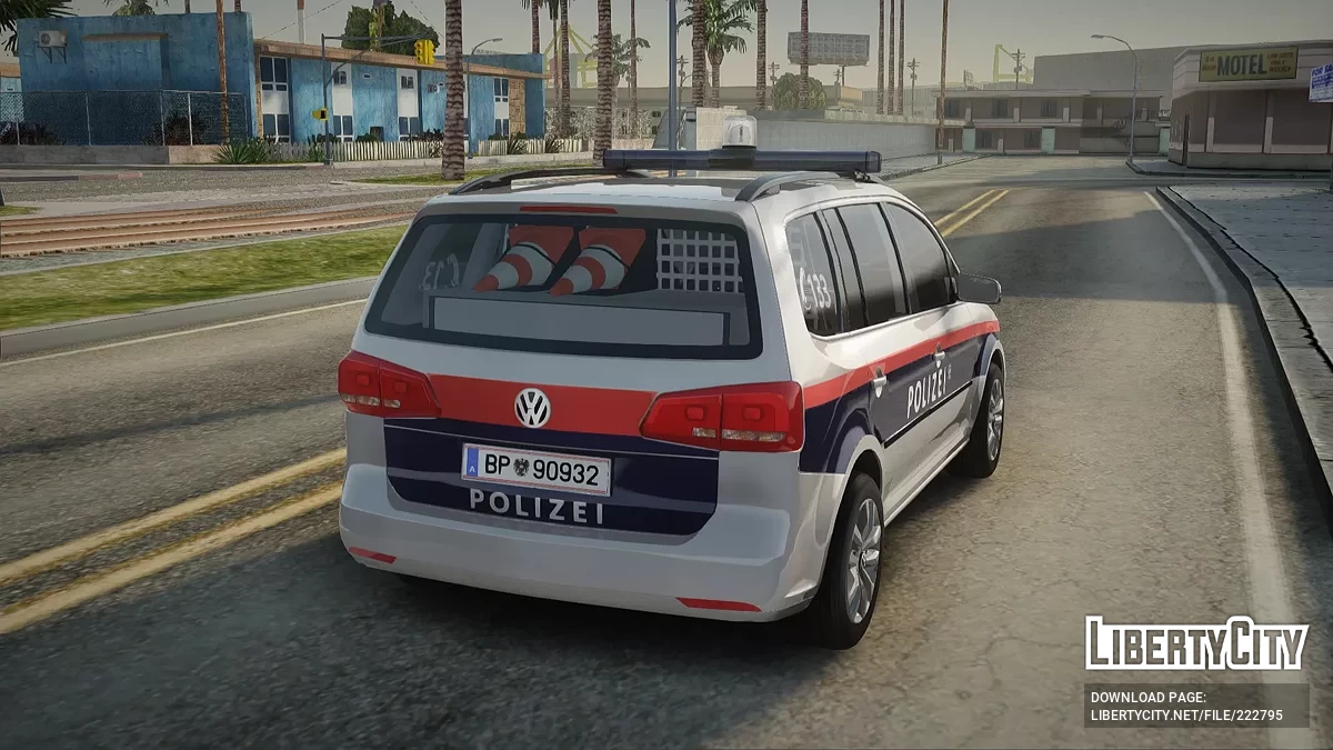Volkswagen Touran 2010 Austrian Polizei / GTA San Andreas