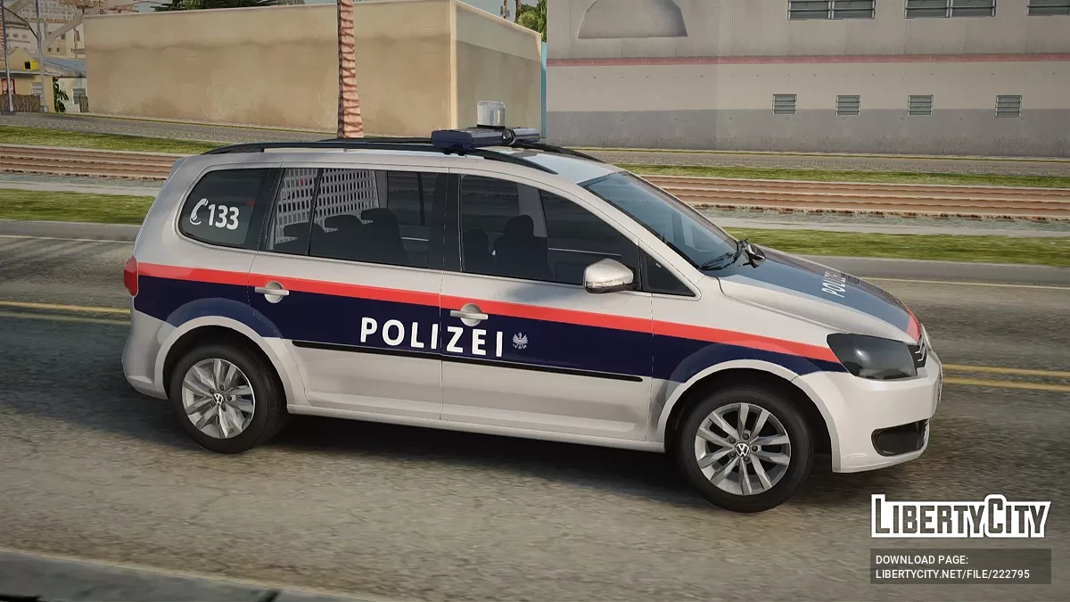 Volkswagen Touran 2010 Austrian Polizei / GTA San Andreas