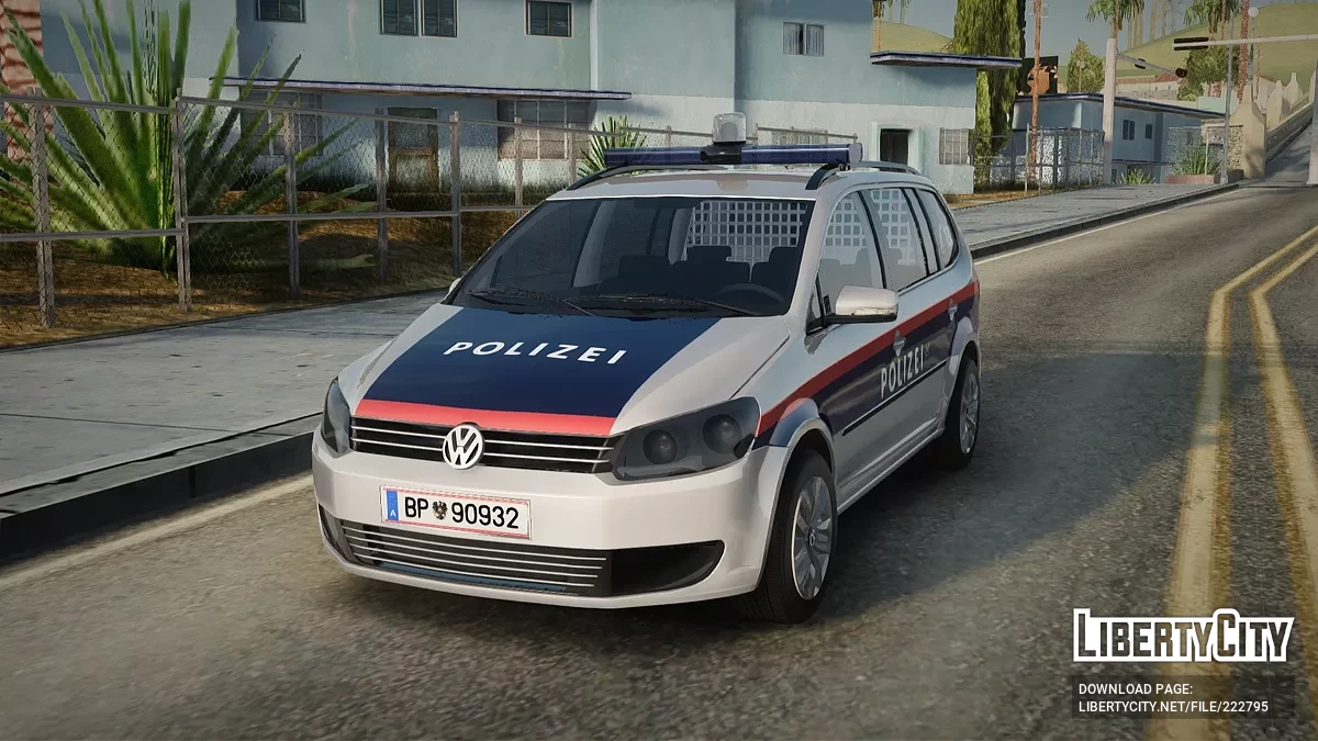 Volkswagen Touran 2010 Austrian Polizei / GTA San Andreas