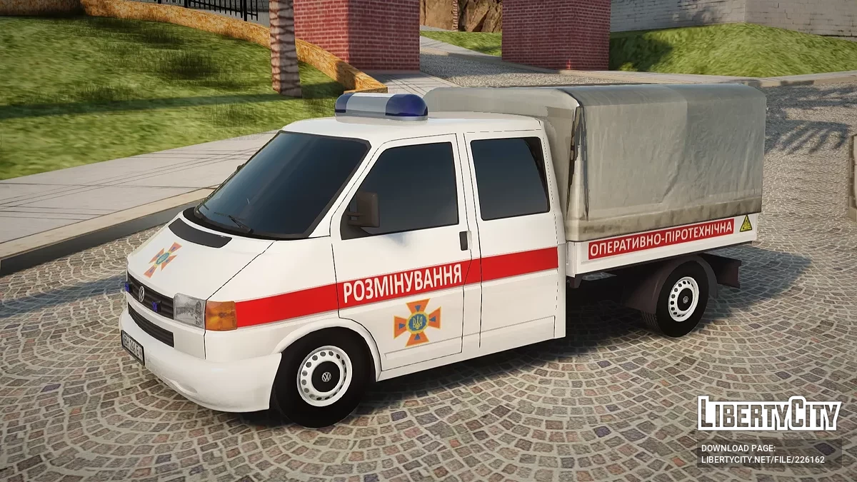Volkswagen T4 Разминирование / GTA San Andreas