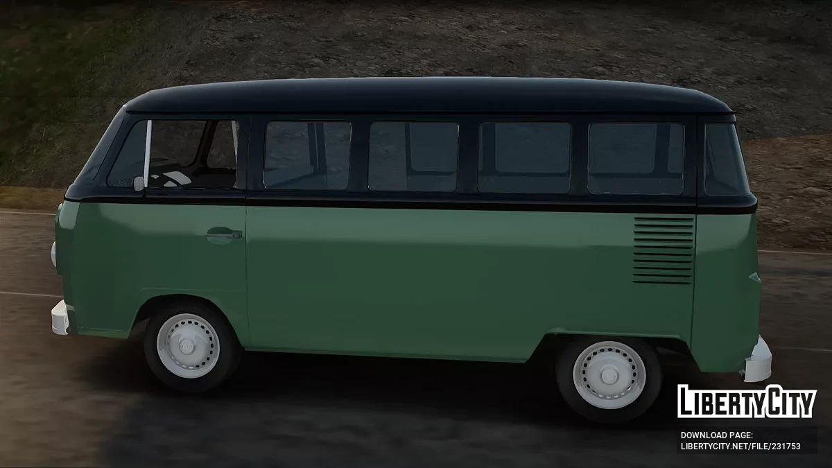 Volkswagen Transporter Kombi Пассажирский / GTA San Andreas