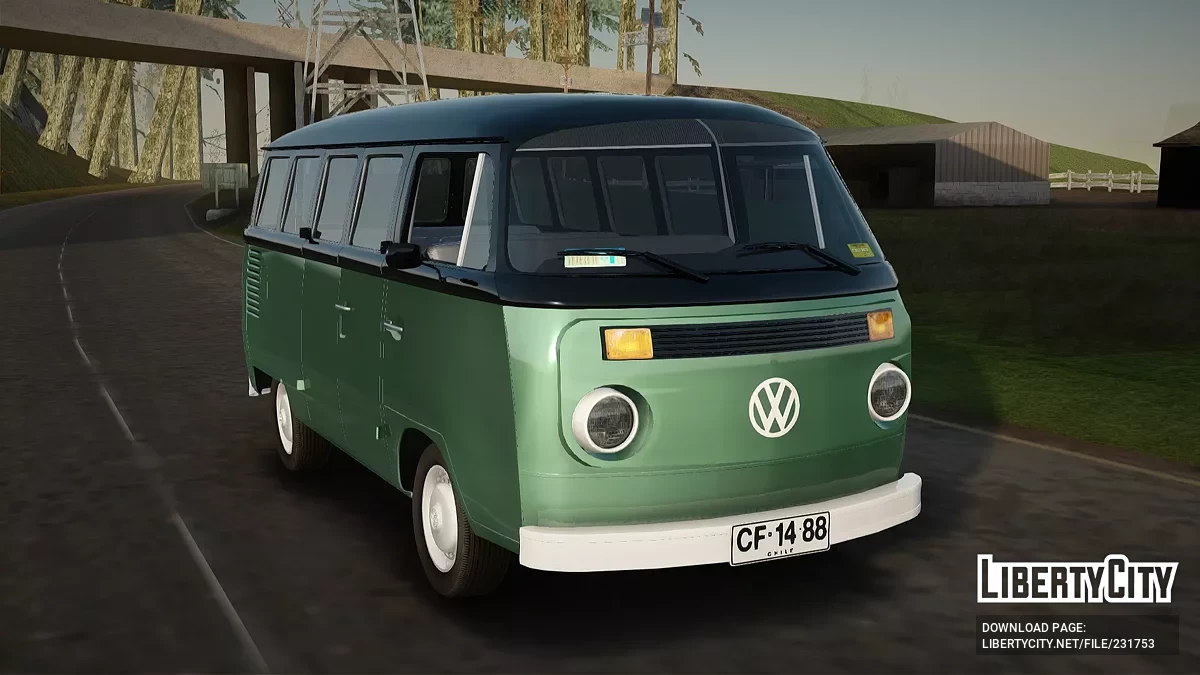 Volkswagen Transporter Kombi Пассажирский / GTA San Andreas