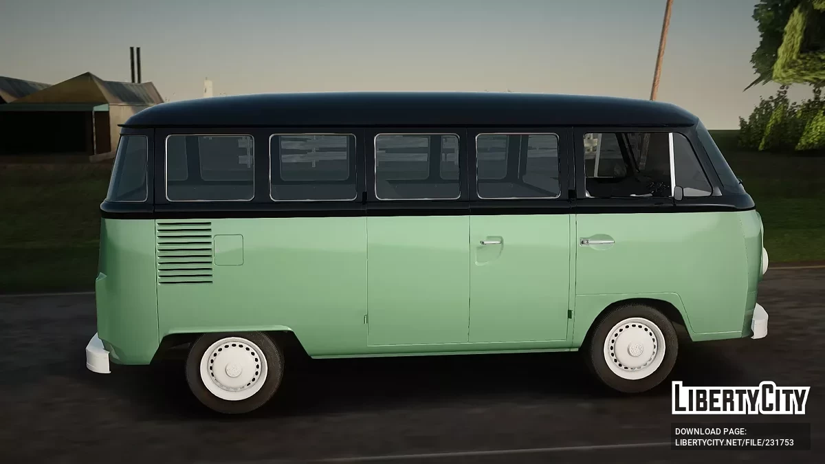 Volkswagen Transporter Kombi Пассажирский / GTA San Andreas
